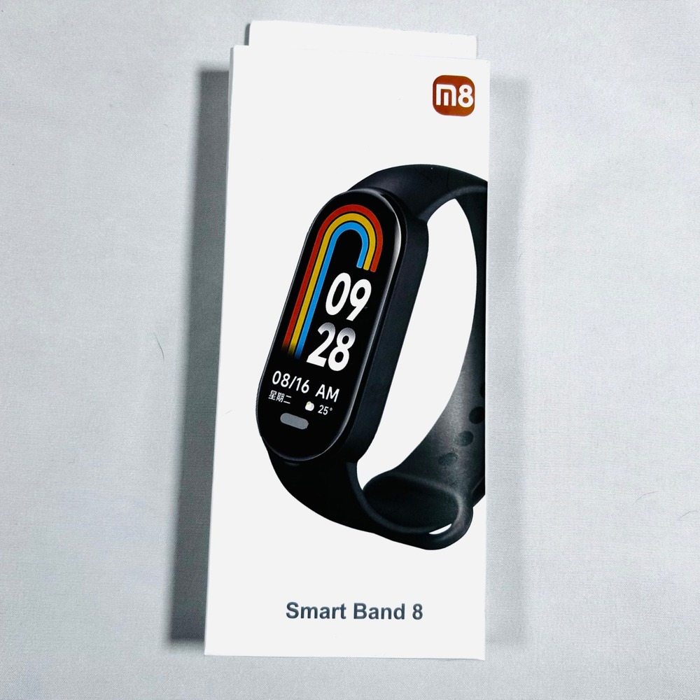 M8 Smart Band 8 Fitness Tracker Heart Rate Monitor Waterproof Watch 
NEW IN BOX